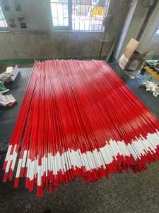 Estacas de nieve de fibra de vidrio para exteriores de alta resistencia, marcador de carretera reflectante de seguridad en carretera, poste de entrada - Product Image 2