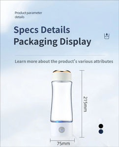 Botella de Agua Inteligente Portátil Recargable por USB, Generador de Agua Rica en Hidrógeno, para el Hogar y Viajes - Product Image 2