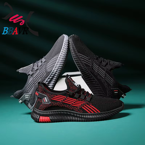 Chaussures de sport décontractées pour hommes en tricot volanté personnalisables à bas prix - Product Image 6