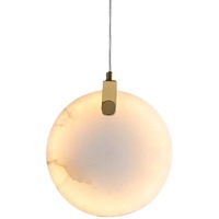 Lustre en marbre Lampe de chevet en cuivre Lustre de porche de bar design