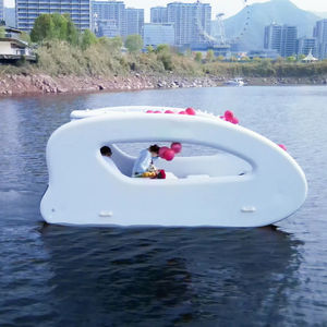 8 אדם חשמלי סולארית מופעל מתנפחים קטמרן סירות עם מנוע חשמלי בית מתנפחים סירה - Product Image 3