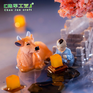 weij Micro-paisaje Festival Qixi Pastores y Pastoresas Puente del Cuco Botella Ecológica Material DIY Accesorios Decorativos - Product Image 4