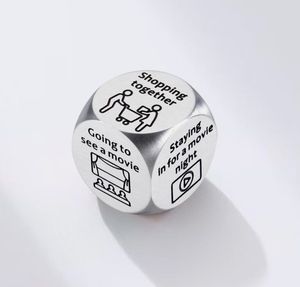 Из нержавеющей стали, оптовая продажа, Пользовательский логотип, 6-сторонние объемные прецизионные игры, пользовательские металлические кубики для принятия решений - Product Image 4