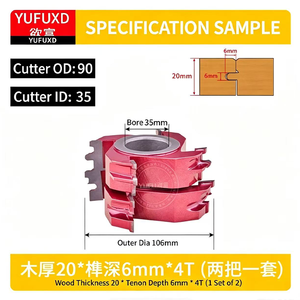 YUFU Fraise combinée en alliage personnalisable, compatible OEM, pour usinage conventionnel, gravure HRC 65/60 et autres machines - Product Image 4