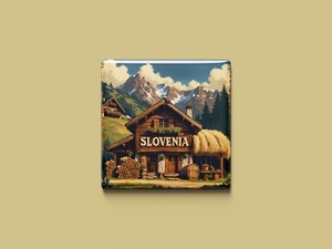 Aimant de réfrigérateur en étain gaufré, souvenir de voyage avec carte de ville personnalisée et graphiques d'attractions vives, pour les magasins de cadeaux et de détail - Product Image 3
