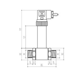 Transmisor de Presión Diferencial Compacto ZXWXUE con Sensor Integrado de Medición de Nivel de Líquido - Product Image 5