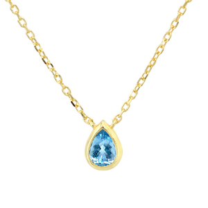 <span class=keywords><strong>Collana</strong></span> con Pendente in Argento Sterling 925 Placcato Oro 18k, con <span class=keywords><strong>Rubino</strong></span>, Smeraldo, Zaffiro o Zirconia Cubica Taglio Pera Personalizzabile - Product Image 6