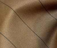 Nouveau produit 100% P ligne noire tissu pongé en gros pour tissu