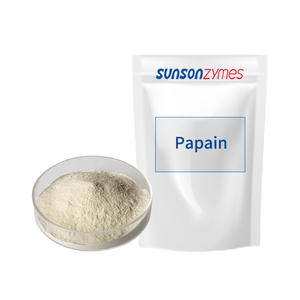Poudre d'enzyme papaïne en vrac pour attendrisseur de viande, application cosmétique, agent clarifiant pour la brasserie - Product Image 1
