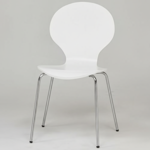 Ensemble table et chaises de salle à manger au design moderne Mobilier de maison empilable en bois pour la cuisine - Product Image 1