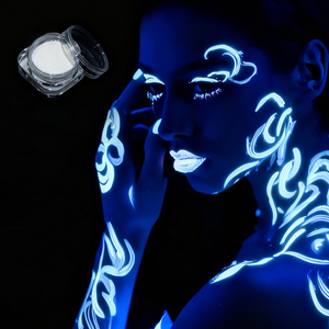 Pintura Facial y Corporal Vegana a Base de Agua GP Professional, Brilla en la Oscuridad, Color Neón UV, Delineador de Ojos Invisible, Pintura Facial Cosmética - Product Image 1