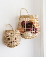 Pot Sydney eau bébé Zigzag jacinthe à la mode jouets sales tissé à la main noir Bot mur Pots Net main plante grandir panier