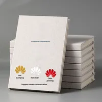 Carnet de notes A5 à couverture rigide en similicuir, spirale, 100 feuilles, logo personnalisable, argenté/UV couleur