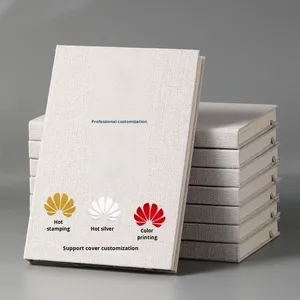 Carnet de notes A5 à couverture rigide en similicuir, spirale, 100 feuilles, logo personnalisable, argenté/UV couleur - Product Image 1