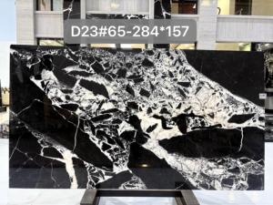 Losas Grandes de Mármol Negro Pulido <span class=keywords><strong>Bulgari</strong></span>, Piedra Natural de Lujo para Paredes Decorativas y Encimeras de Cocina - Product Image 6