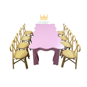 Sillas Infantiles de Ratán Hechas a Mano Ecológicas para Decoración de Fiestas de Cumpleaños, Muebles para Eventos Infantiles, Suministro al por Mayor - Product Image 1