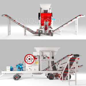 Diseño especial para la minería Planta de trituración de mandíbula móvil con trituradora de impacto de cono de mandíbula y trituradora de piedra de pantalla vibratoria - Product Image 4