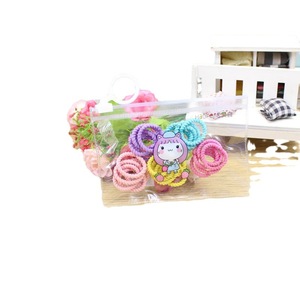 Coleteros Haofeng de tamaño pequeño, coloridos, con dibujos animados, elásticos, accesorios para el cabello para niños, para uso diario. - Product Image 5