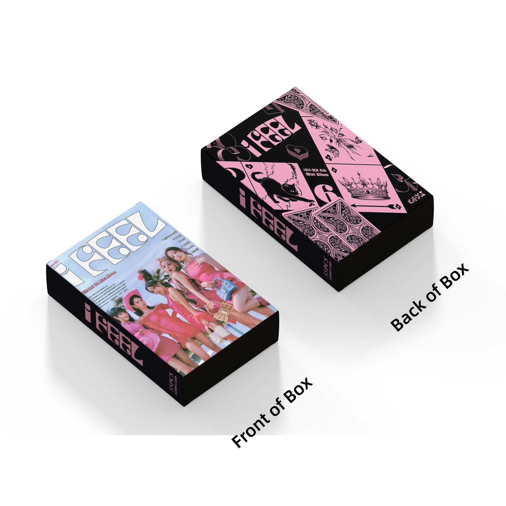 KPOP 55pcs/box (G)I-DLE I FEEL Queencard Photocard Lomo Card Photo