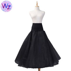 <span class=keywords><strong>Jupon</strong></span> de <span class=keywords><strong>mariage</strong></span> surdimensionné à 1 <span class=keywords><strong>cerceau</strong></span> et 2 couches de fil, avec dentelle corset, style jupe trapèze - Product Image 6