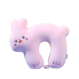 <span class=keywords><strong>Oreiller</strong></span> pour le cou en forme de U 2 en 1 en polyester et coton pour chats et animaux - Product Image 6