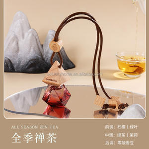 Diffuseur de parfum pour voiture en <span class=keywords><strong>bois</strong></span> et verre avec logo personnalisé, diffuseur de parfum <span class=keywords><strong>à</strong></span> brancher avec vaporisateur, parfum longue durée - Product Image 5