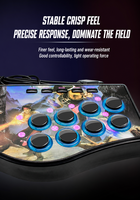 Controlador de Juego NJP308, Joystick Arcade USB Plug and Play, Gamepad para PS2/PC/Teléfono Android