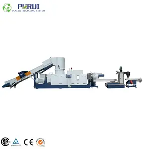 Machine d'extrusion de polyéthylène pour machine de granulation de recyclage en ligne de Film de LDPE/HDPE/PP de déchets