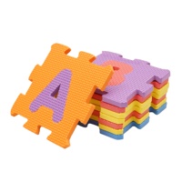 Tapis de jeu Hydefoam EVA pour salles de classe de maternelle, tuiles éducatives alphabet et nombres, impression à l'encre non toxique, provenance Indonésie