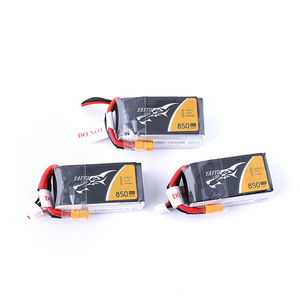 แบตเตอรี่ลิเธียมโพลิเมอร์ TATTU 750mAh 850mAh 75C 95C 120C 3S 4S 11.1V 14.8V สำหรับโดรนแข่ง FPV - Product Image 3