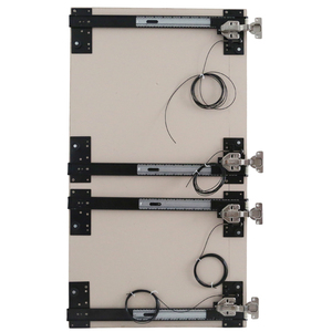 Paquetes de hardware de puerta de bolsillo integrados de 14 pulgadas para compradores OEM Diapositivas de puerta de bolsillo silenciosas para ahorro de espacio para gabinetes modernos - Product Image 2