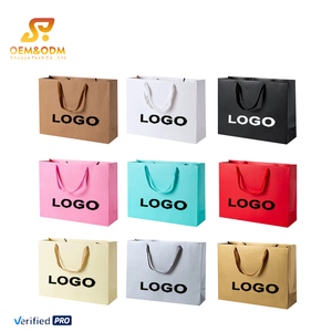 Túi giấy kraft đóng gói tùy chỉnh in logo, túi quà tặng bán buôn cao cấp OEM Shuoye 2025, túi đựng thực phẩm bán lẻ - Product Image 3