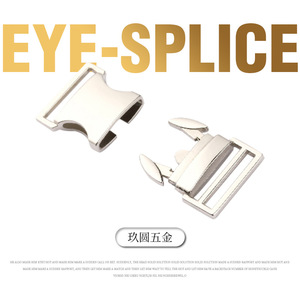 Hebilla de Liberación Lateral de Metal Jiuyuan, Aleación de Zinc Plateada, Herraje para Bolsos, Duradera, para Uso en Exteriores - Product Image 3