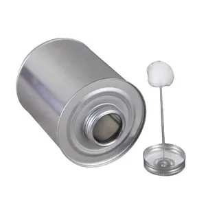 118ml /125ml /250ml /375ml screw top glue Tin Can, metal cans with dauber With Brush For CPVC and PVC Adhesive