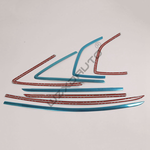 WZXD Car Steel <b>Window</b> Frame Sill Molding Strip Protective <b>Cover</b> Tim for Fit 2014 2015 - Product Image 4