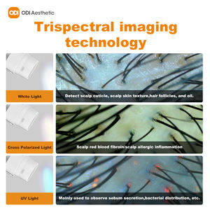 Analyse du cuir chevelu appareil de beauté testeur de cheveux analyseur de peau tricoscope microscope capillaire numérique analyseur de cuir chevelu analyseur de cheveux Machine - Product Image 3
