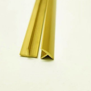 Les profils de garniture de carreaux de cuivre en forme de T modernes du fabricant vietnamien matériau de construction décoratif à haute brillance OEM ODM raisonnable - Product Image 3