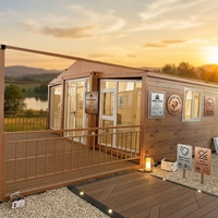 Maison conteneur préfabriquée extensible 20, 30, 40 pieds, 2, 3 ou 4 chambres, bâtiment préfabriqué modulaire
