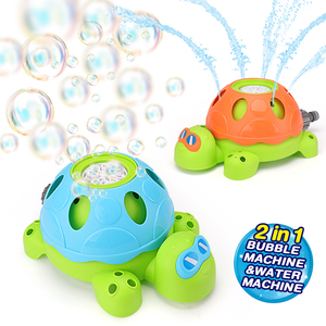 Máquina de Burbujas Automática 2 en 1 WANNA BUBBLES, Lanzador de Agua y Burbujas con Forma de Tortuga, de Plástico, para Niños, Uso en Exteriores - Product Image 1