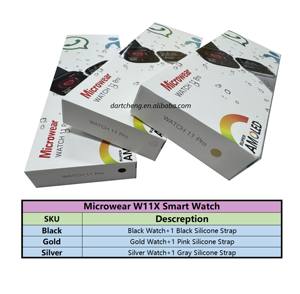 Más Reciente Reloj Inteligente Microwear W11 Pro con Pantalla AMOLED, Respuesta a Mensajes de Texto de WhatsApp, Serie <span class=keywords><strong>IWO</strong></span> 10 11 S10 S11 W11P W11pro - Product Image 2