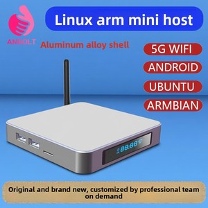 Mini Host de Bajo Consumo con Carcasa de Aleación de Aluminio, Chip RK3528 Doméstico, <span class=keywords><strong>Ubuntu</strong></span> Arm Android, 5G Inalámbrico, AL96, Garantía de Un Año - Product Image 2