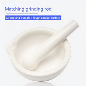 Mortier en céramique épaissi laboratoire <span class=keywords><strong>de</strong></span> <span class=keywords><strong>chimie</strong></span> meulage ménage médecine chinoise mâche tige <span class=keywords><strong>de</strong></span> meulage - Product Image 4