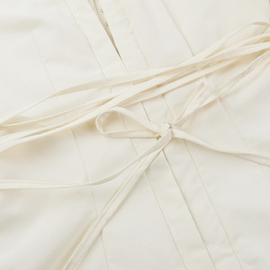 Camicetta <span class=keywords><strong>Elegante</strong></span> da Donna con Colletto a Risvolto, Maniche Lunghe, Bottoni Frontali, Vita Stretta e Lacci, Prodotti di Tendenza Nuovi Arrivi 2026 - Product Image 6