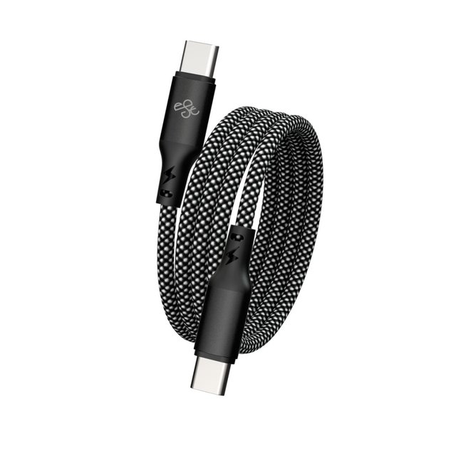 Factory Wholesale 1m Nylon Braided 60W USB Fast Charging Cable Type-C to Type-C Data Cable for iPhone Samsung Galaxy Xiaomi