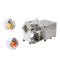 Frieten Aardappel Snijden Cutter Machine/Automatische Rvs Chips Snijder Voor Verkoop