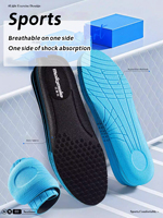 Chaussures de sport légères et confortables Semelles intérieures souples Marche Chaussures de course Inserts Sueur Absorbant les chocs Prévention des odeurs Lits de pieds