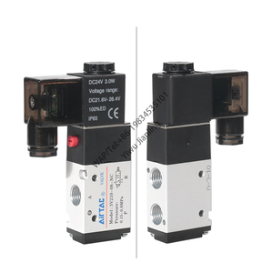 Nueva válvula solenoide Airtac original 3V210-06 3V220-06 3V210-08 3V220-08 Válvula solenoide neumática 3 vías 2 posiciones en stock - Product Image 2