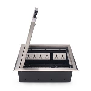 Sistema Modular de Cajas de Suelo de Acero Inoxidable con Módulos Intercambiables de Alimentación y Datos para Pisos Elevados - Product Image 5