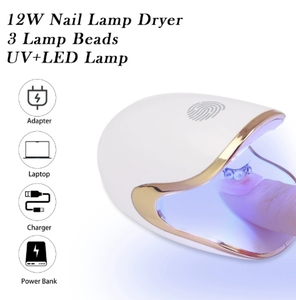 Nouvelle arrivée 12W Mini lampe à ongles UV LED Sèche-ongles électrique USB portable Machine de luminothérapie Matière plastique pour Nail Art - Product Image 4