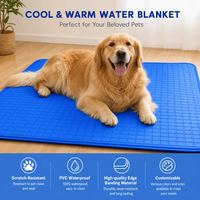 Tapis rafraîchissant électrique pour animaux de compagnie, matelas PTC étanche avec contrôle de température, silencieux, lavable, résistant aux morsures, pour chiens et chats, usage domestique